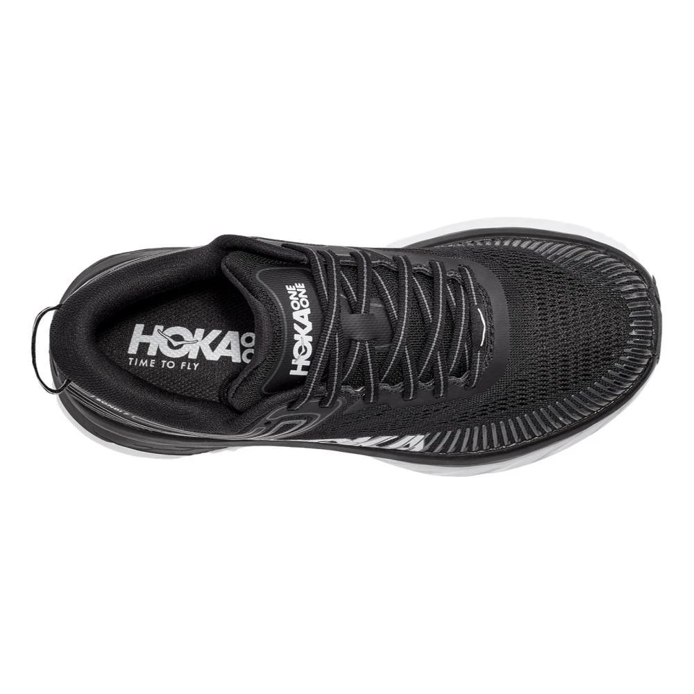 Men's HOKA Bondi 7 - 1110518-BWHT 4 Men's HOKA Bondi 7 - 1110518-BWHT - Image 4