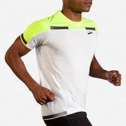 Men's Brooks Carbonite Short Sleeve Run Visible Collection 211355-052 -Nike Shop 211355 052 MV Carbonite Short Sleeve