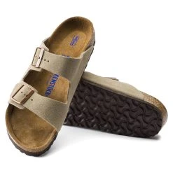 Women's Birkenstock Arizona Soft Footbed Taupe Suede BIRK-951301 -Nike Shop BIRK 951301 1