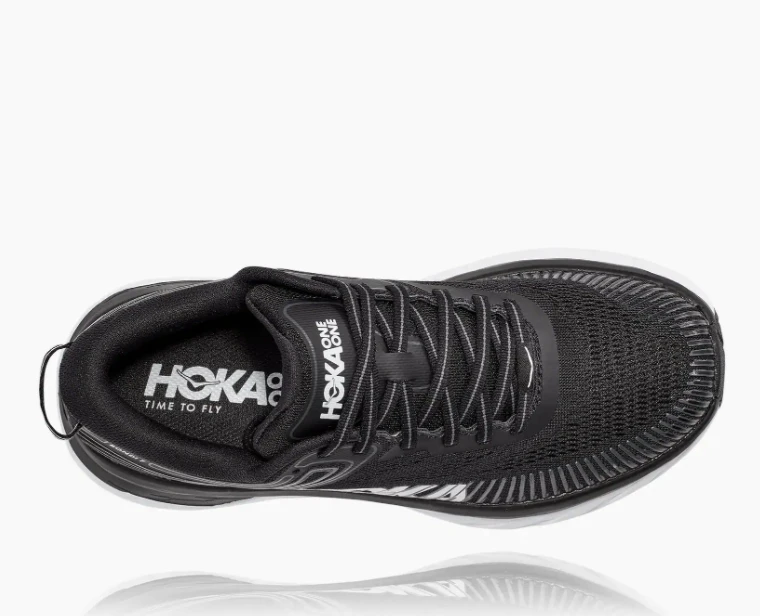 Women's HOKA Bondi 7 (Wide - D) - 1110531-BWHT 4 Women's HOKA Bondi 7 (Wide - D) - 1110531-BWHT - Image 4