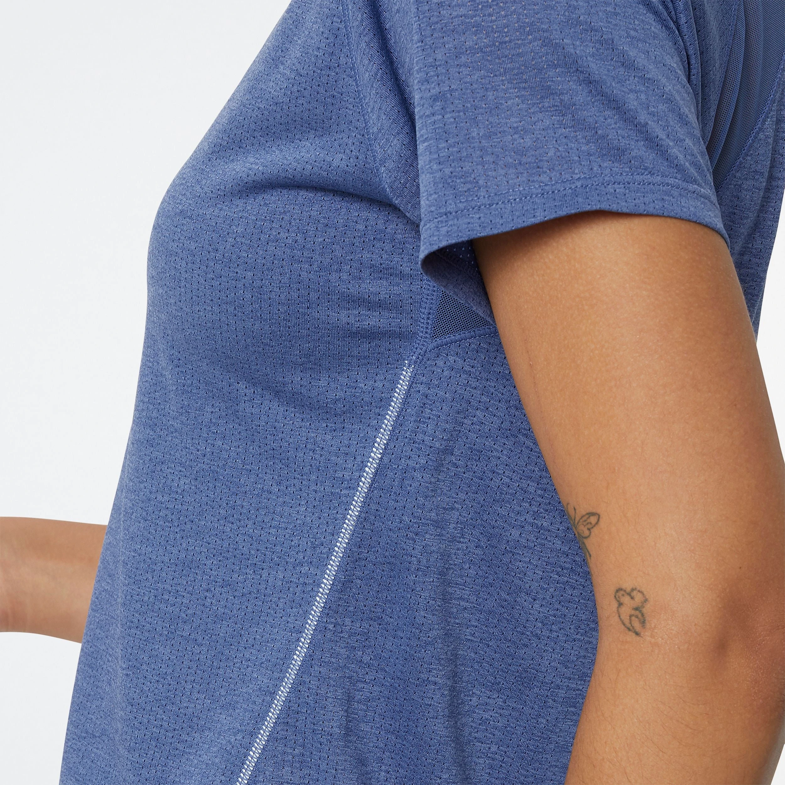 Women's New Balance Impact Run Short Sleeve - WT21262-NKH 4 Women's New Balance Impact Run Short Sleeve - WT21262-NKH - Image 4