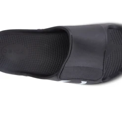 Men's Oofos OOahh Sport Flex - 1550-BLK -Nike Shop mens oofos ooahh sport flex sandal black d
