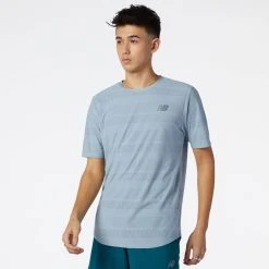 Men's New Balance Q Speed Jacquard Short Sleeve - MT13277-LSL