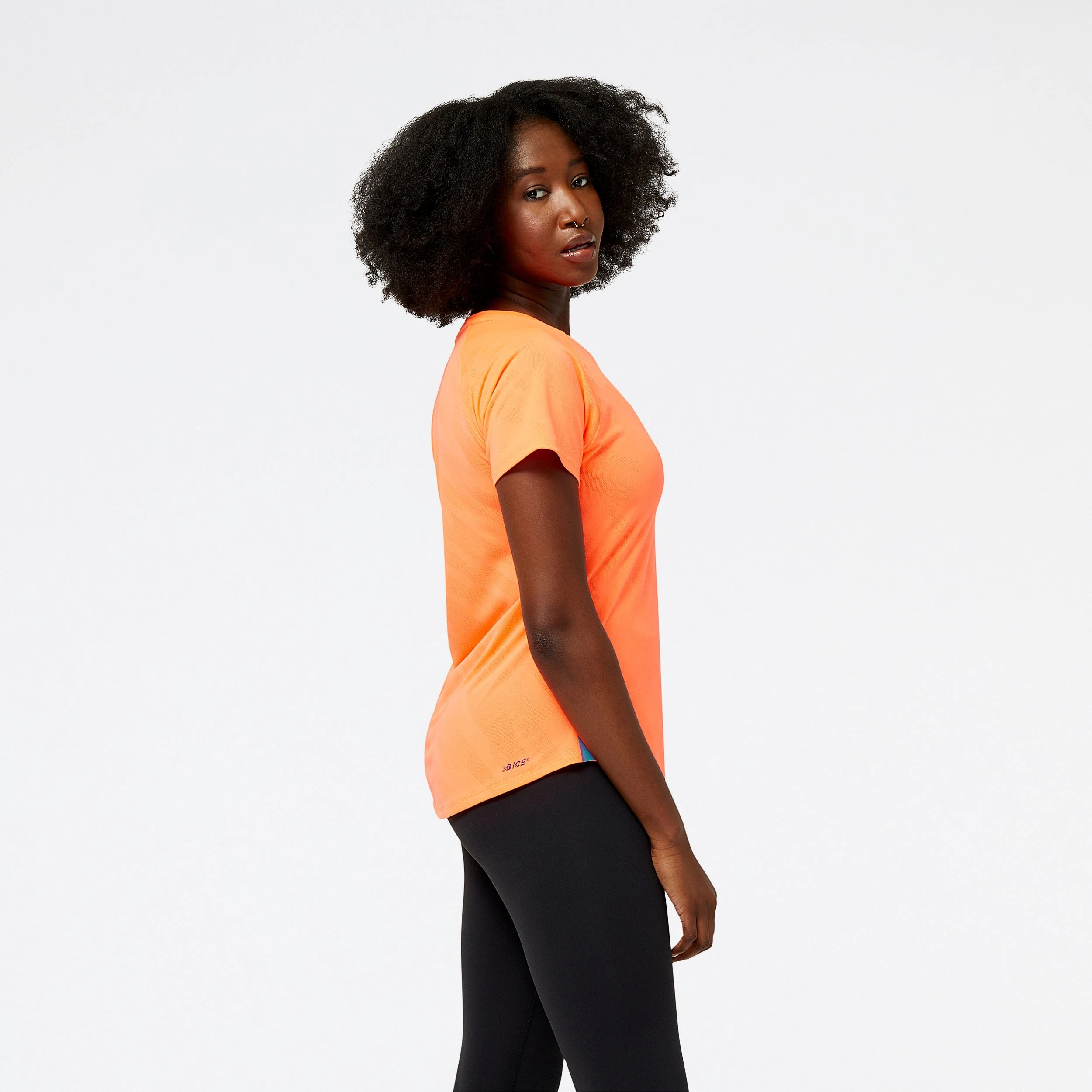 Women's New Balance Q Speed Jacquard Short Sleeve 3 Women's New Balance Q Speed Jacquard Short Sleeve - Image 3